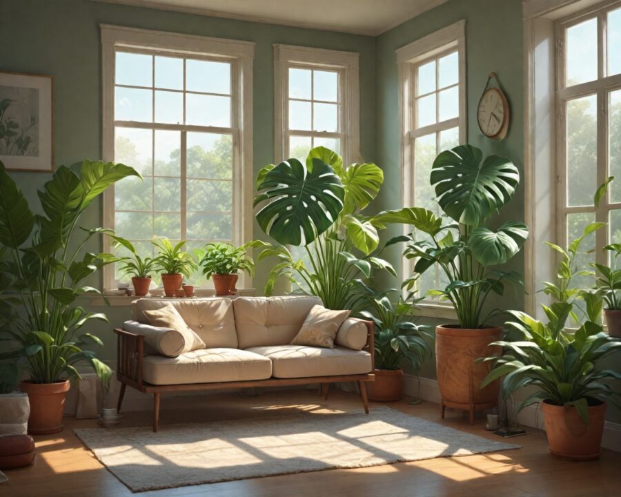 Como usar plantas na decoração e purificação do ar