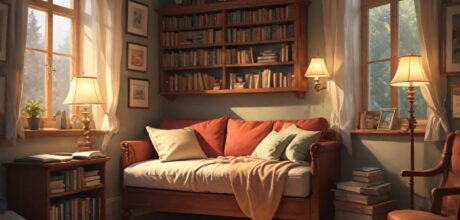 Como montar um ambiente de leitura aconchegante em casa