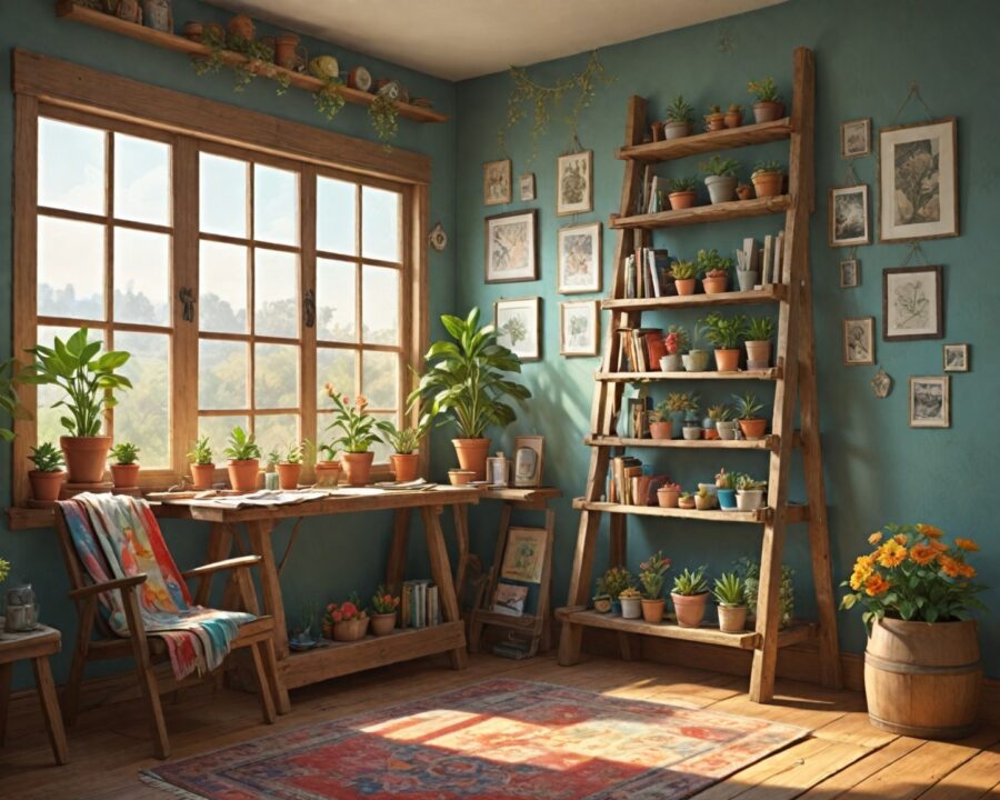 10 ideias de decoração sustentável com materiais recicláveis