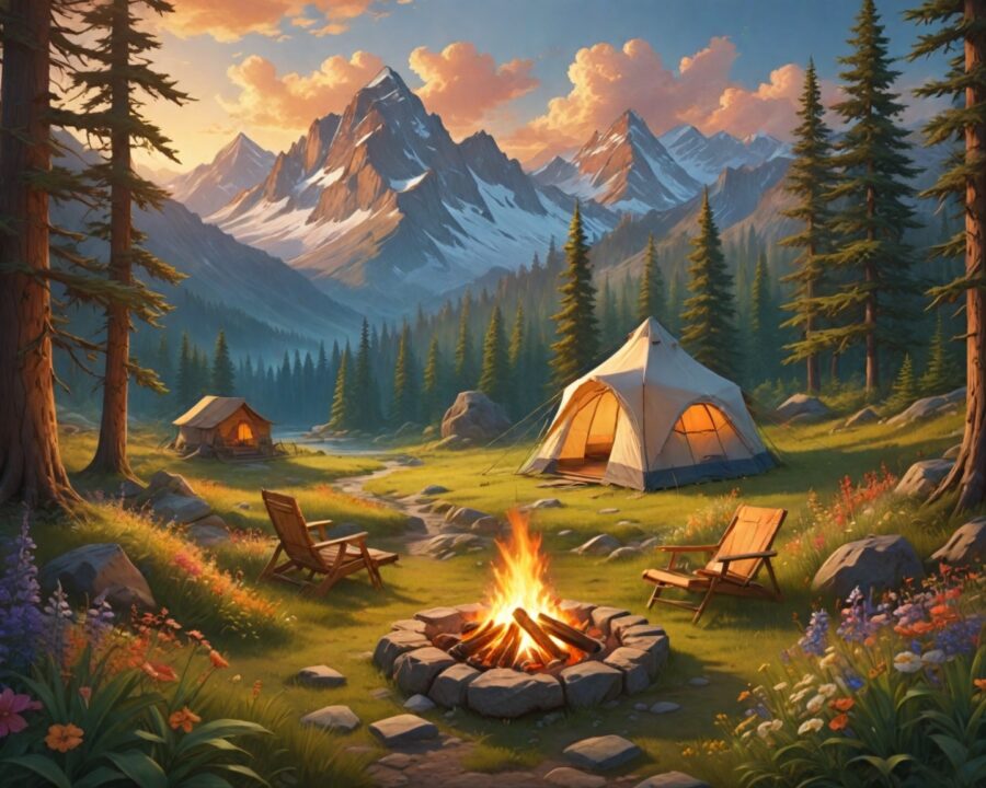 Descubra lugares secretos para acampar com paisagens incríveis