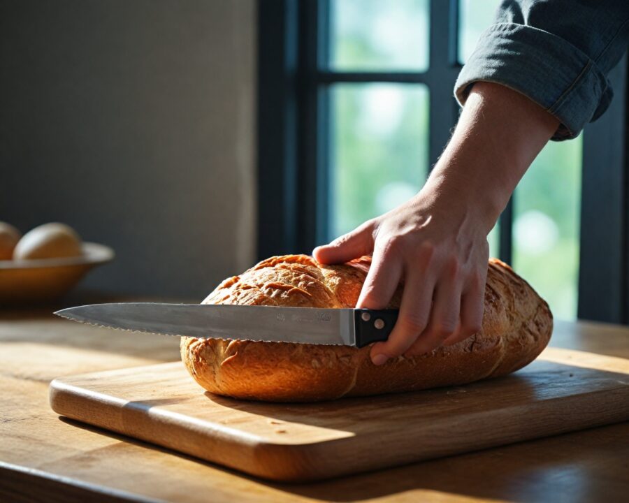 Como selecionar a faca de pão perfeita para sua cozinha
