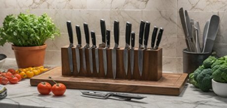 Como os blocos de facas ajudam na organização da cozinha