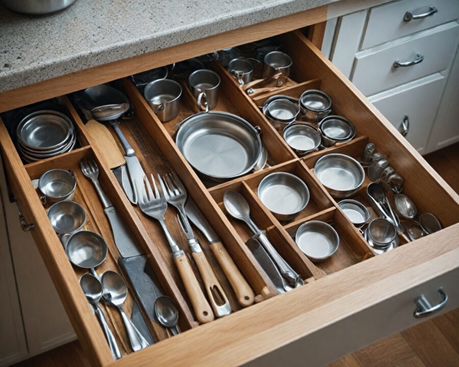 Como organizar utensílios de cozinha de forma prática e eficiente