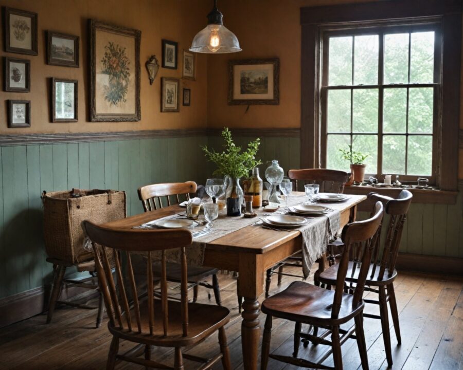 Como decorar sua sala de jantar com estilo rústico e aconchegante