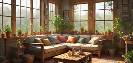 Tendências de decoração sustentável com baixo orçamento