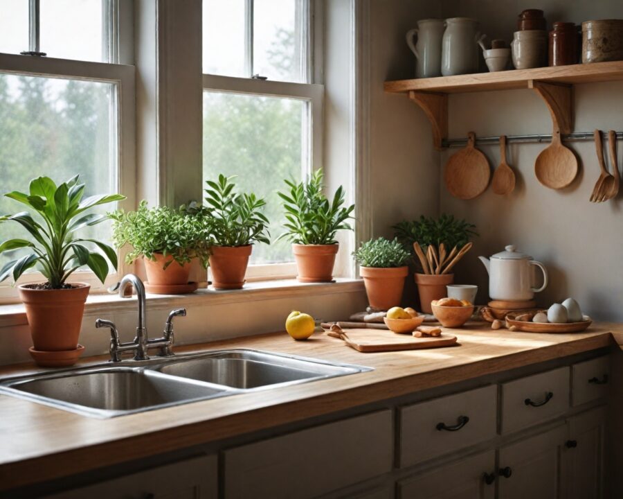 Como decorar cozinhas com bancadas de madeira: ideias práticas