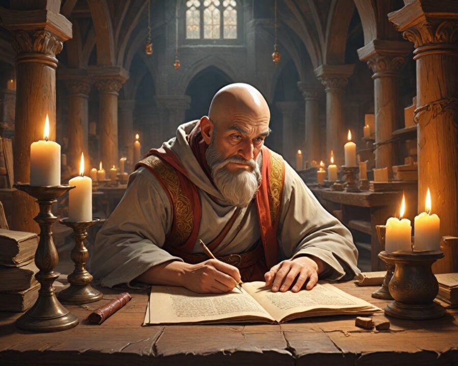 como eram produzidos os livros manuscritos na idade média