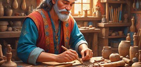 como é feita a fabricação manual de instrumentos indígenas