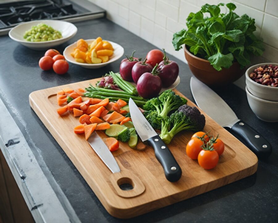 tábuas de corte: madeira ou plástico, qual é a melhor escolha?