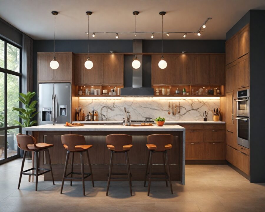 Como criar uma cozinha americana bem decorada e funcional