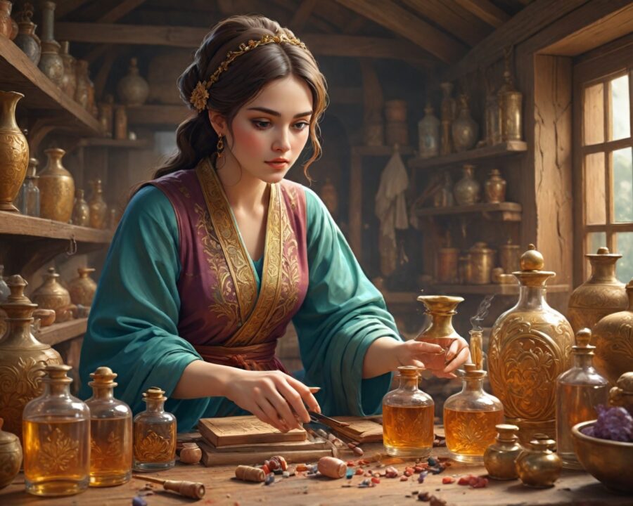 como era a fabricação de perfumes e essências na antiguidade