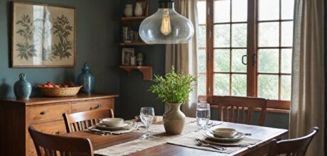 como decorar sua sala de jantar com estilo rústico e funcional