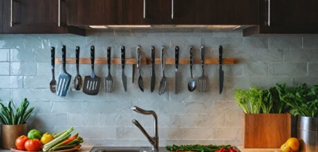 como integrar facas de chef na decoração da cozinha