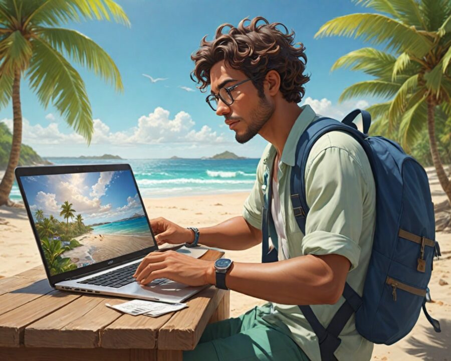 Como trabalhar remotamente enquanto viaja pela Ásia