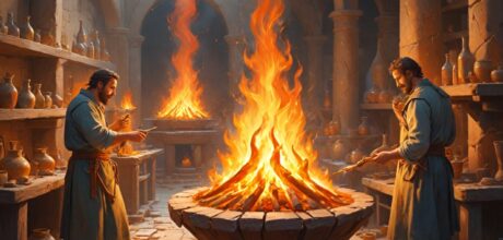 como surgiu o processo de produção do vidro na história