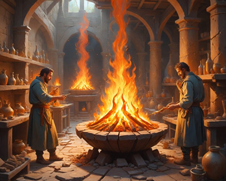 como surgiu o processo de produção do vidro na história