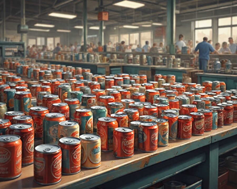 como evoluiu a produção de alimentos enlatados ao longo do tempo