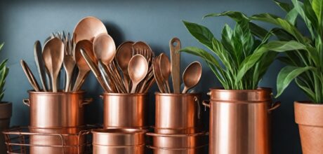 como usar utensílios de cobre para decorar sua casa com charme