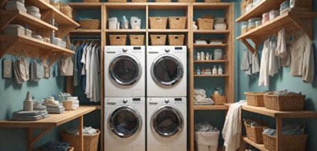 Dicas para montar uma lavanderia compacta e funcional
