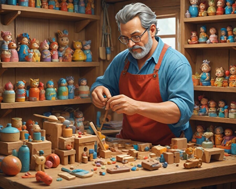 A história fascinante dos brinquedos artesanais e sua evolução