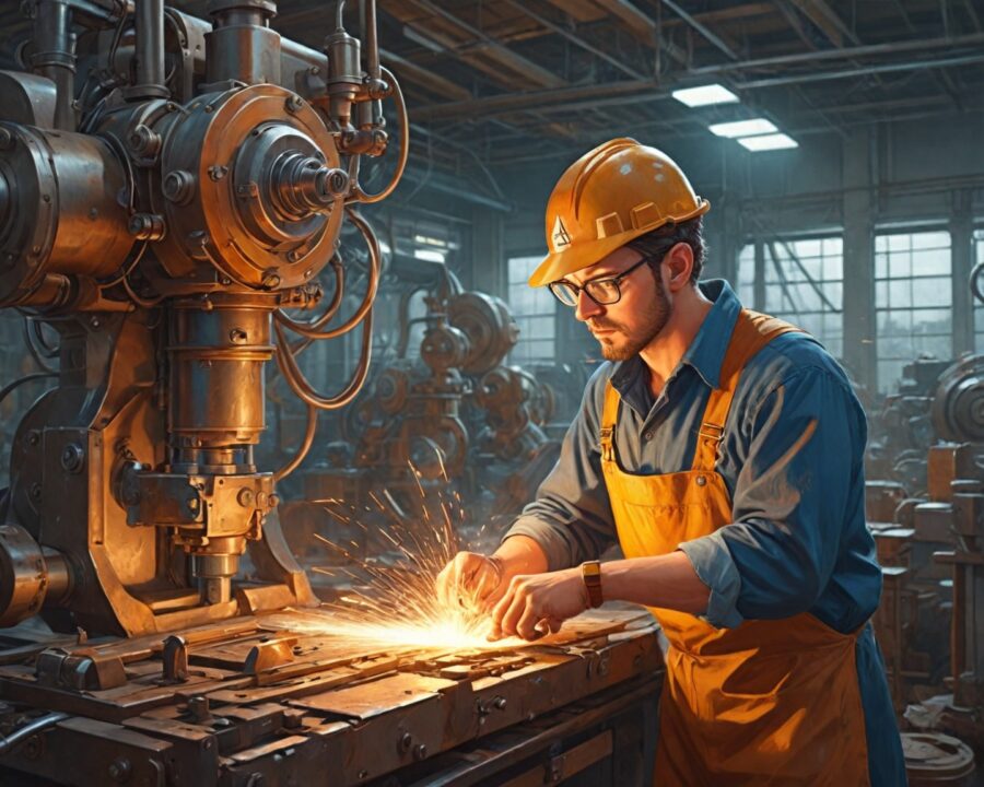 Impacto da revolução industrial nos métodos de produção modernos