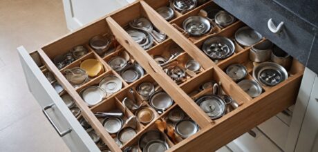 Como organizar gavetas de cozinha para máxima eficiência