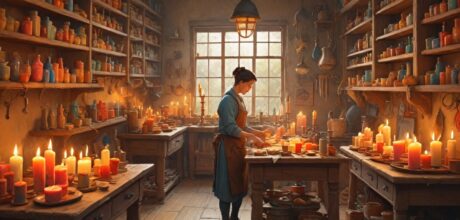A história fascinante da fabricação de velas e lamparinas