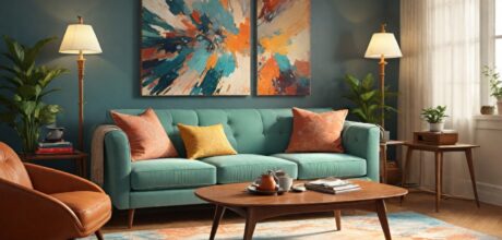 Como integrar móveis retrô na decoração contemporânea