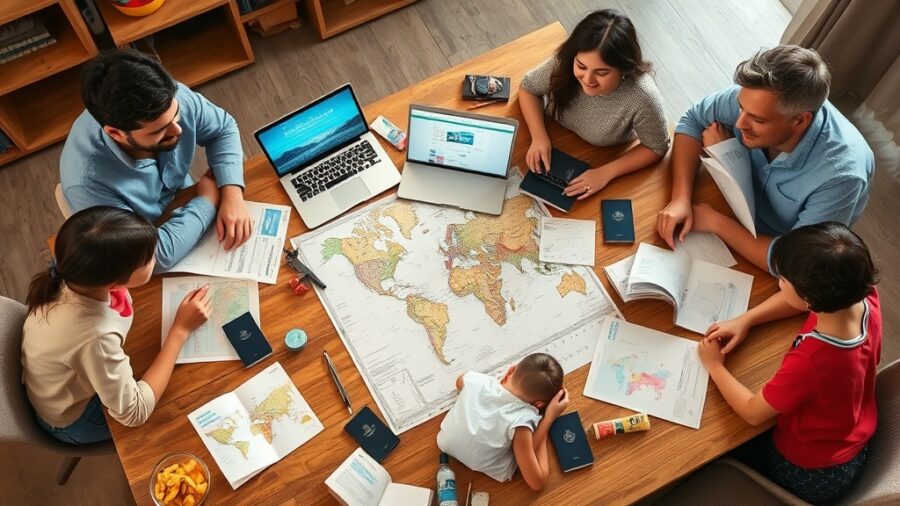 Como Organizar Viagem em Família de Forma Eficiente