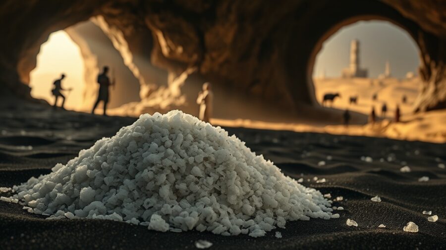 História da Sal, Mineração e Comércio ao Longo dos Séculos