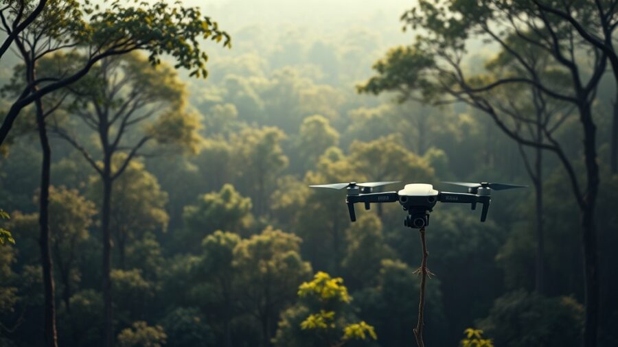 O Futuro da Floresta: Reflorestamento e Tecnologia