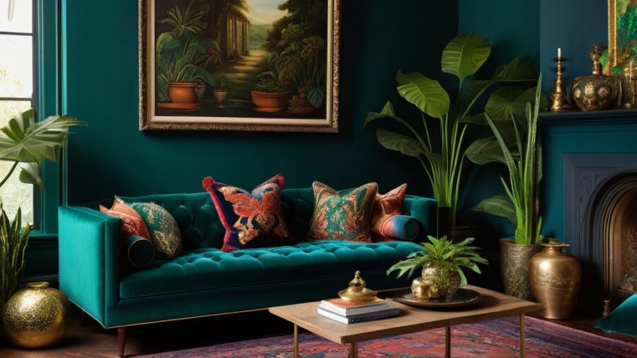 Decoração Maximalista: Cores e Texturas que Encantam