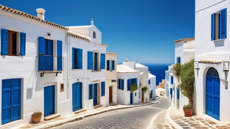 Decoração Mediterrânea: Branco e Azul em Harmonia