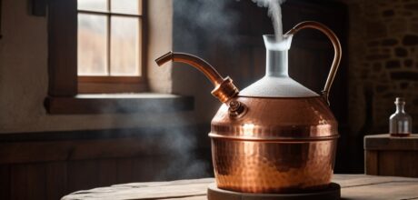 Fabricação de Vodka: Destilação e Pureza em Foco
