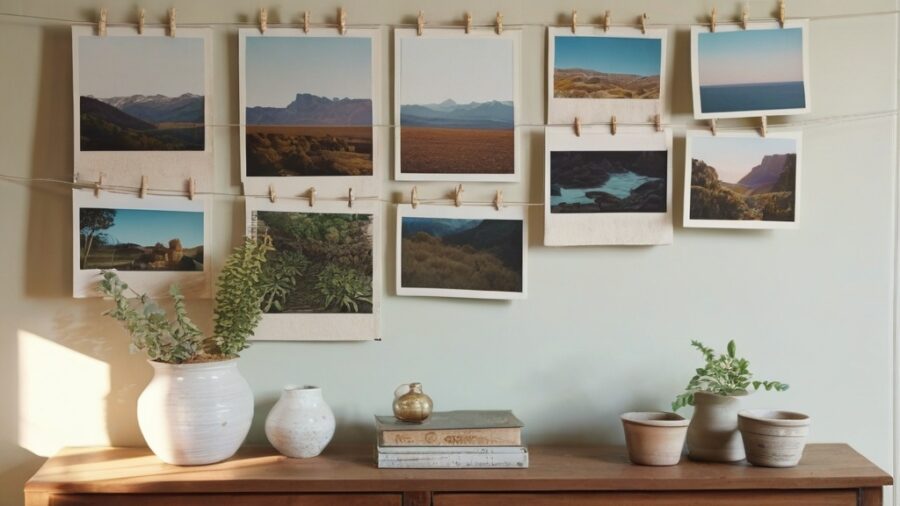 Varal Decorativo: Fotos e Memórias em Sua Decoração