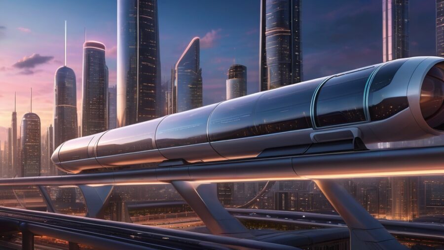 O Futuro do Transporte: Hyperloop e Veículos Voadores
